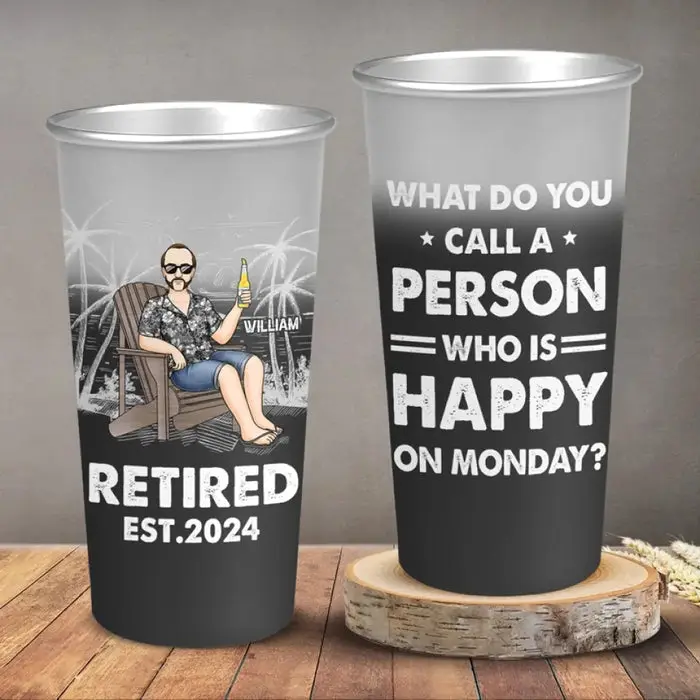 Bespoke Good Mood With Beer And Retirement ~ Appreciation, Retirement Gift For Coworkers, Work Friends, Colleagues