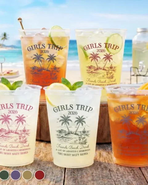 Personalized Party Cups ~ Hello Summer Vibes