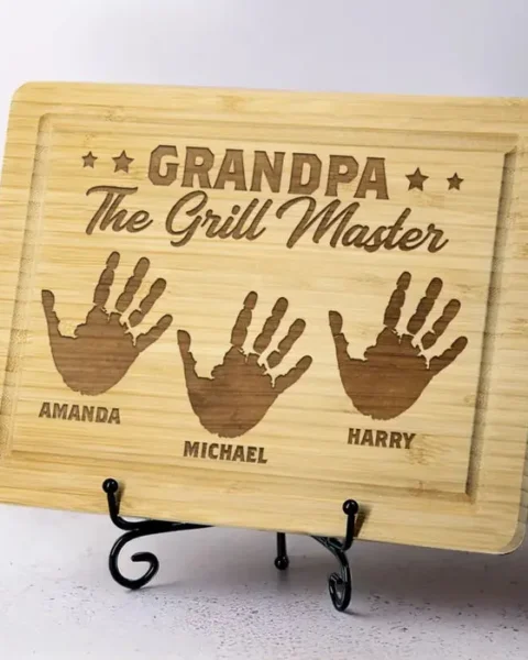 Custom-Made The Grill Master | Father's Day, Gift For Dad, Grandpa