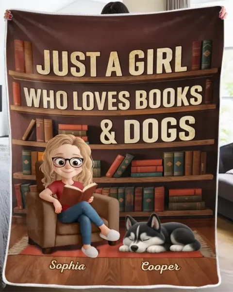 Tailored Blanket - Every Good Book Deserves A Furry Audience