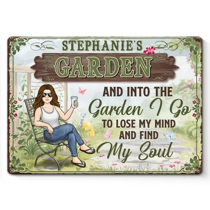 Tailored In The Garden, I Calm My Mind And Free My Soul | Gift For Yourself, Best Friends, Siblings, Family Members