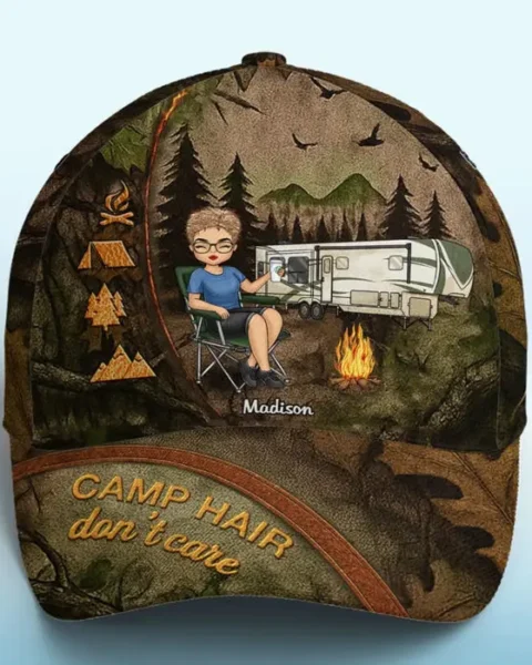 Personalized Coffee, Camper, Repeat | Gift For Camping Lovers