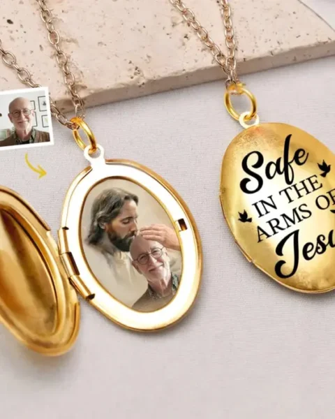 Custom-Made Photo Holding On To Love Forever | Sympathy Gift For Family Members