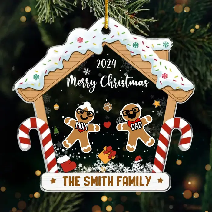 Made-to-Order Gingerbread House Decorating Crew - Acrylic Custom Shaped - Christmas Gift For Family Members - Image 2