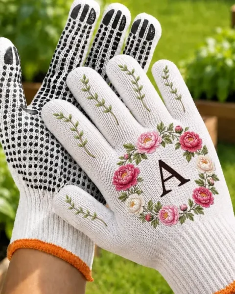 Tailored Gardening Gloves ~ Good Vibes, Greener Days
