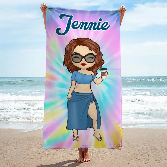 Tailored Colorful Tie Dye Style For This Vacation ~ Christmas Gift For Best Friends, BFF, Sisters - Image 2