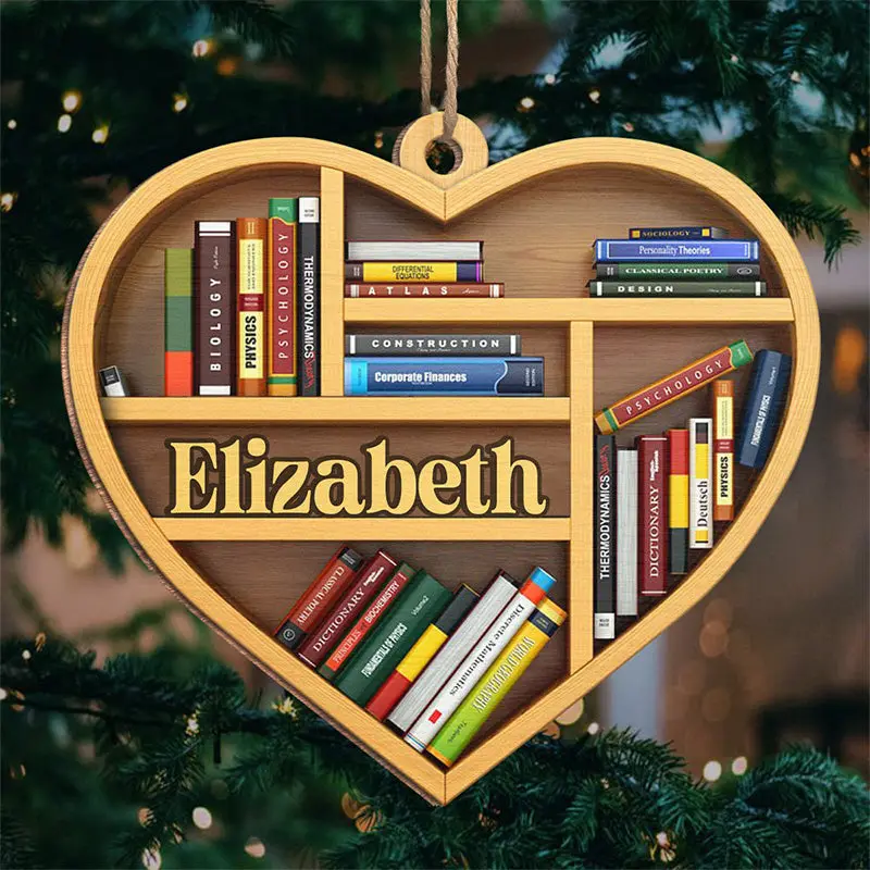 Made-to-Order It's A Good Day To Read - Wood Heart Shaped - Christmas Gift For Book Lovers