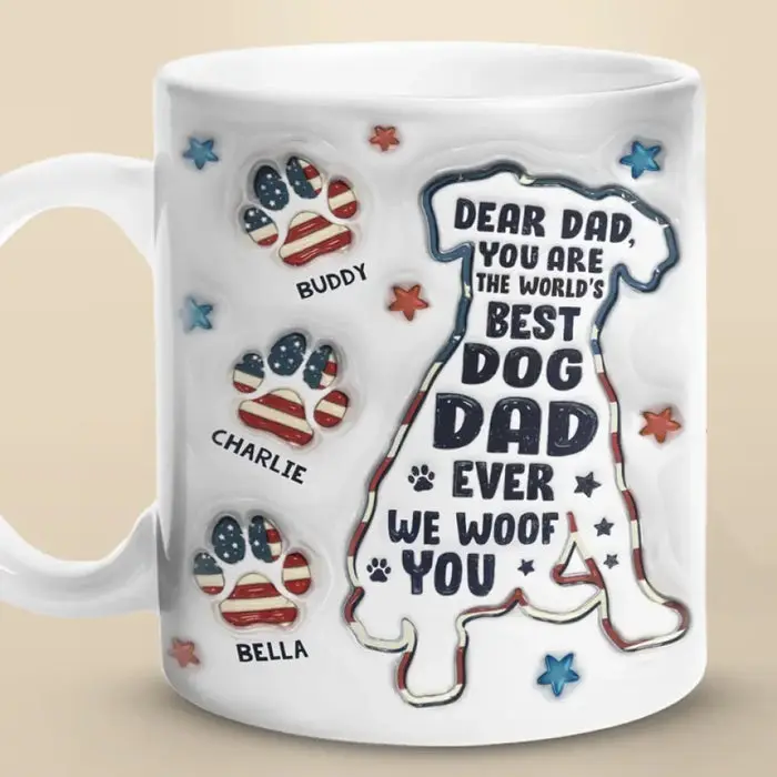 Custom-Made You Are The World's Best Dog Dad Ever ~ Father's Day, Gift For Pet Owners, Pet Lovers