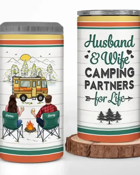 Tailored Making Memories One Campsite At A Time - Gift For Couple, Husband Wife, Camping Lovers