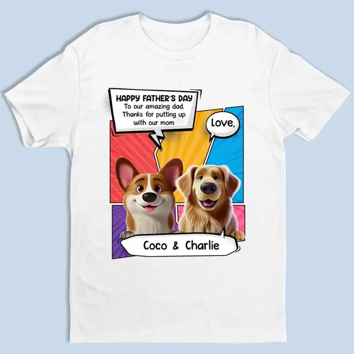 Custom-Made Dog Dad Of The Year | Father's Day, Gift For Dad, Pet Owners, Pet Lovers