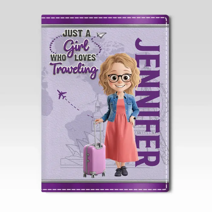 Personalized Passport Cover, Passport HolderCatch Flights, Not Feelings - Image 2