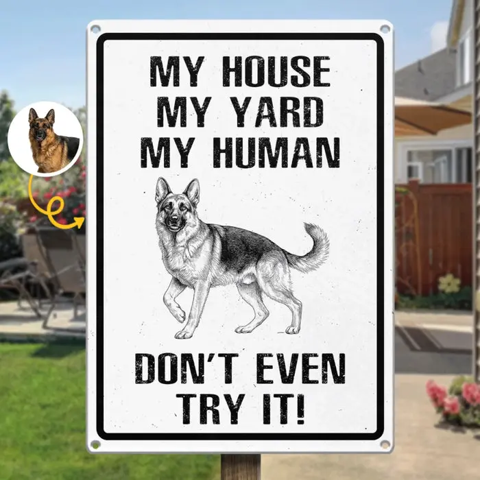 Bespoke Photo Home Decor Metal Sign ~ Home Sweet Fortress
