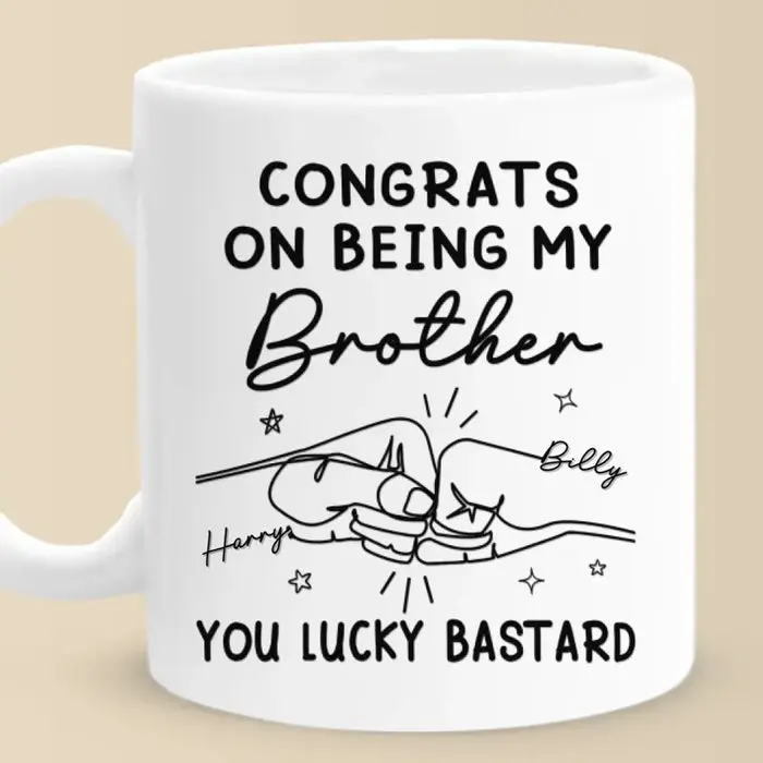 Made-to-Order Congrats On Being My Brother - Gift For Family Members - Image 2