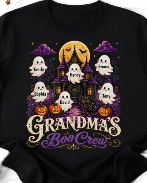Custom-Made Boo Crew T-shirt, Hoodie - Too Cute To Spook