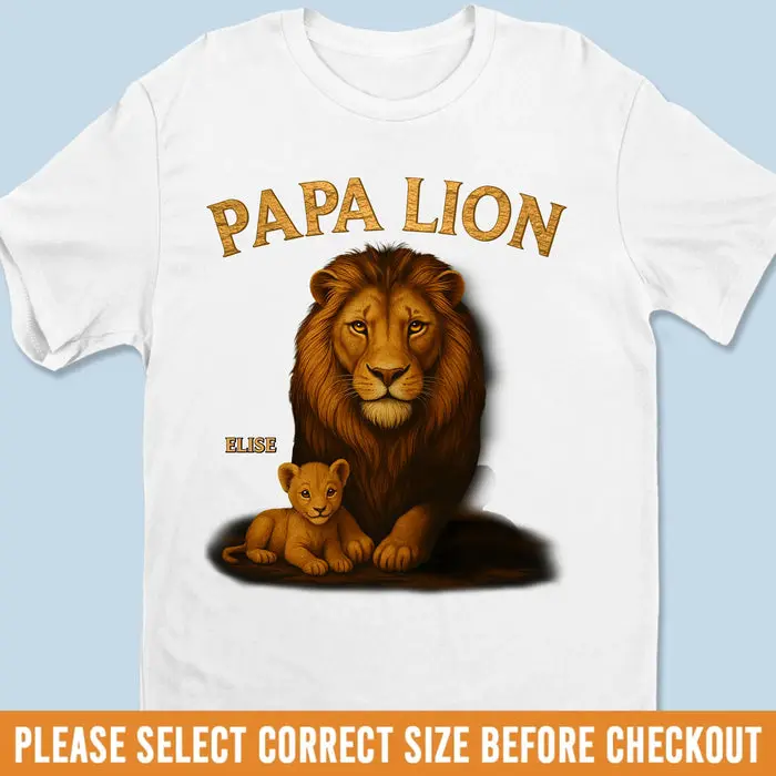 Personalized King Of The Pride ~ Father's Day, Gift For Dad, Grandpa - Image 2