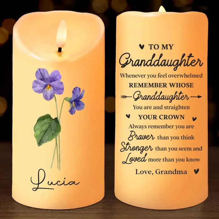 Custom-Made Love Is The Flower You’ve Got To Let Grow | Christmas Gift For Son, Daughter, Grandson, Granddaughter - Image 2