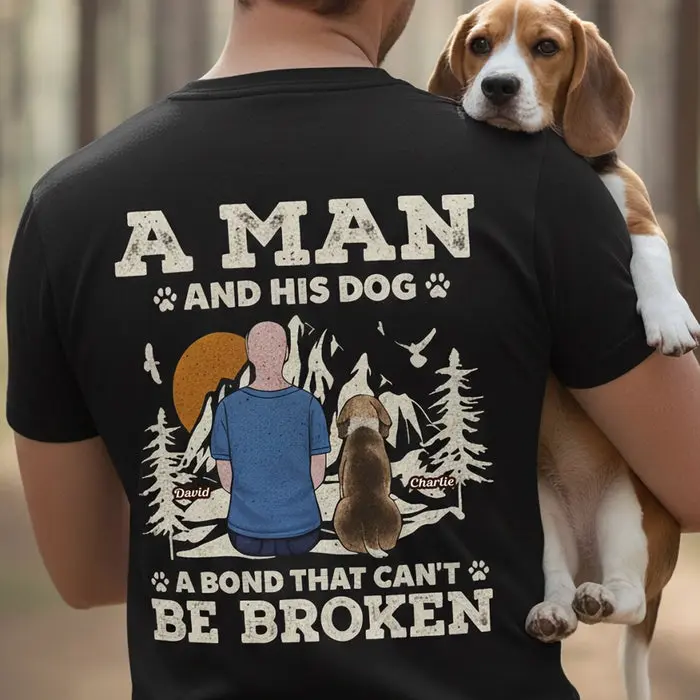 Made-to-Order Back Printed Unisex T-shirt, Premium T-shirt, Hoodie ~ My Hiking Buddy For Life
