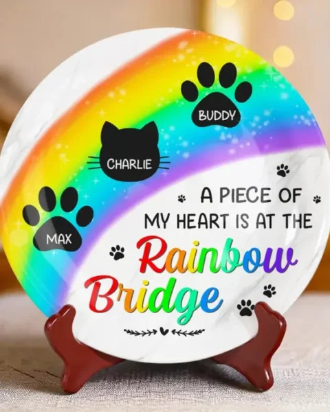 Personalized Cherished Paws, Eternal Love | Sympathy Gift For Pet Owners, Pet Lovers
