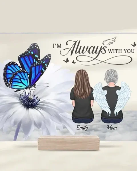Personalized Love Leaves A Memory No One Can Steal | Sympathy Gift For Family Members