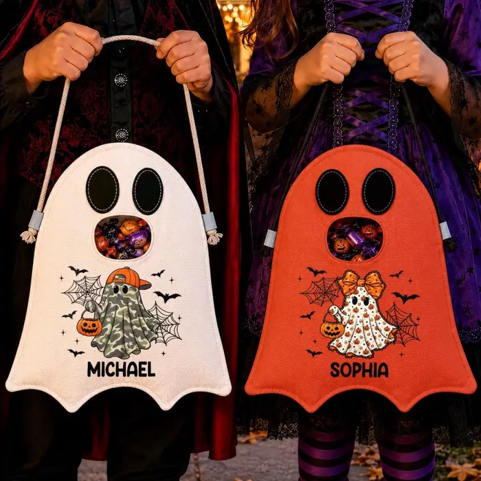 Custom-Made Ghost Bag | Little Monster Candy Bag