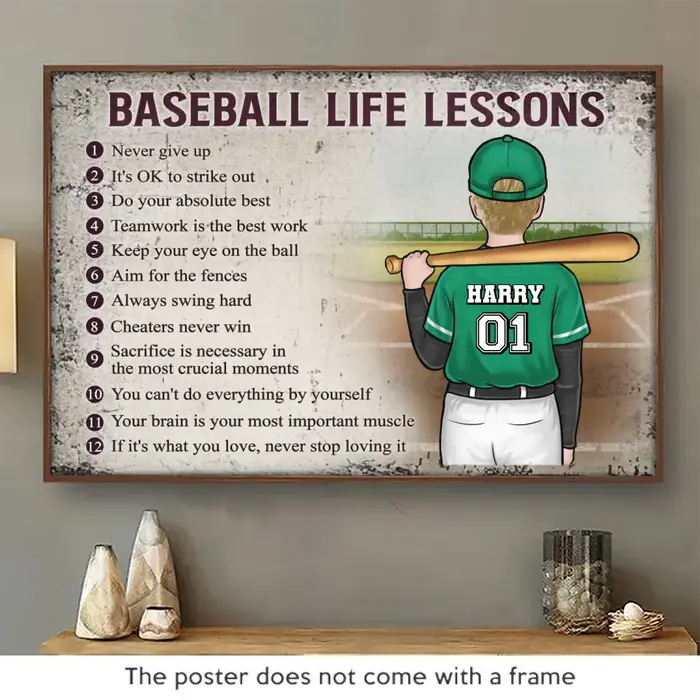 Tailored Keep Your Eye On The Ball ~ Gift For Family Members, Baseball Players, Baseball Lovers - Image 2