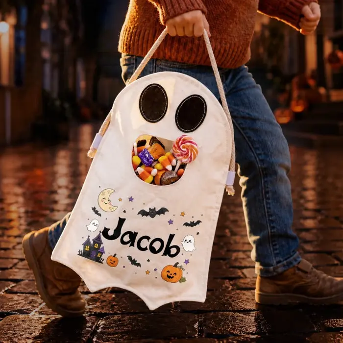 Personalized Ghost Bag | Boo Is My Favorite Mood - Image 2