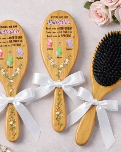 Personalized Hair Brush ~ Besties Through Every Moment