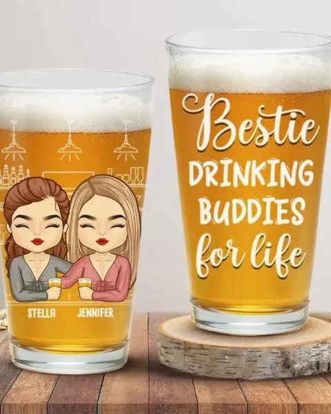 Tailored Coworker Drinking Buddies For Life | Summer Vacation Gift For Best Friends, BFF, Sisters, Coworkers