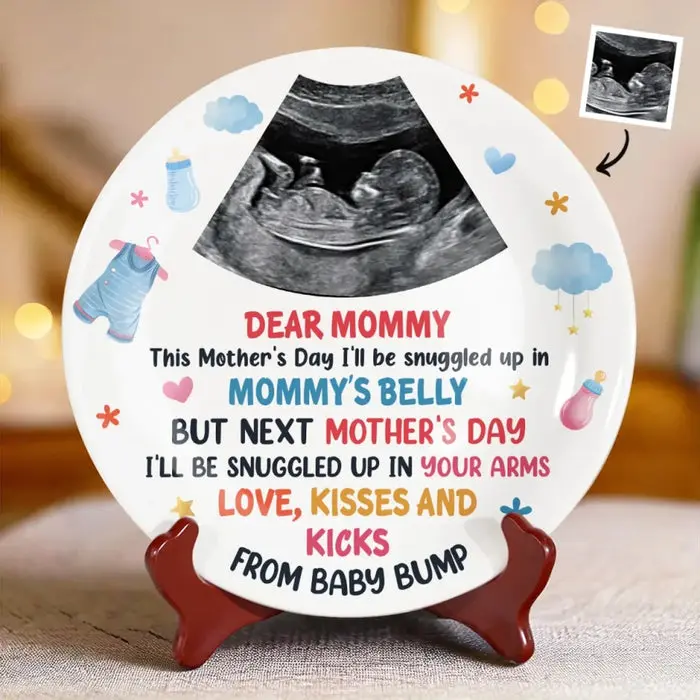 Made-to-Order Photo A Tiny Gift, A Huge JoyMother's Day, Baby Shower Gift, Gift For First Mom