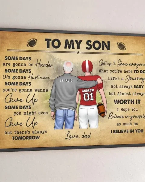 Personalized Football First, Everything Else Later ~ Gift For Family Members, Sport Lovers, Sport Players