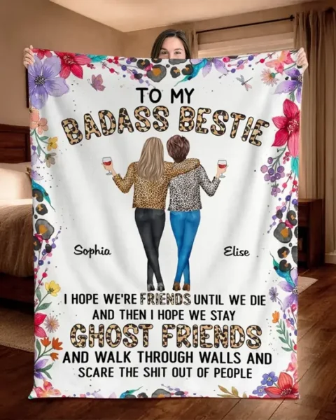 Personalized Blanket ~ Sister My Forever Friend
