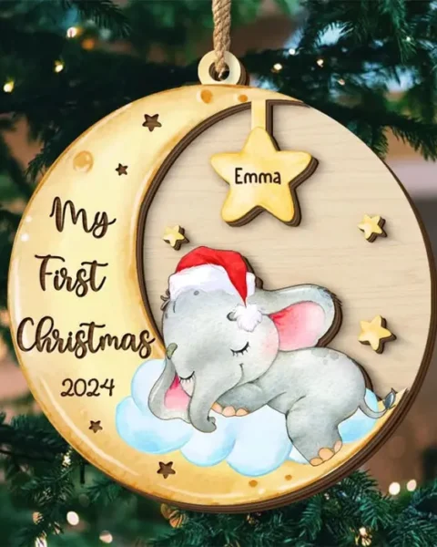 Bespoke My First Christmas ~ Christmas Gift For Baby Kids, Newborn Baby