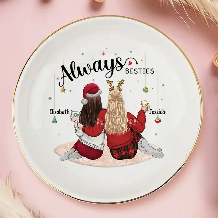 Personalized True Friends Are Like Diamonds | Christmas Gift For Best Friends, BFF, Sisters