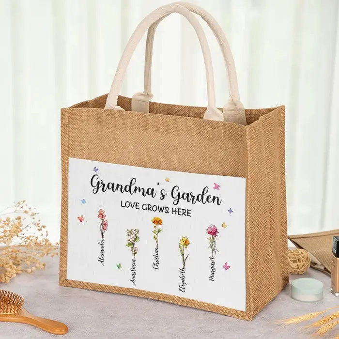 Personalized Grandma's Garden ~ Gift For Mom, Grandma
