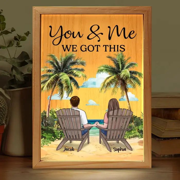Personalized You And Me Through It All, We Got ThisGift For Husband Wife, Anniversary - Image 2