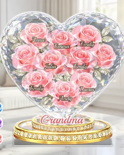 Bespoke Acrylic Plaque - Mom Love Never Ends