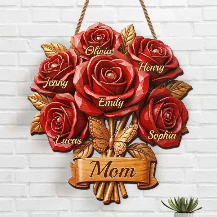 Made-to-Order Wood Sign - Each Flower Holds A Child’s Love