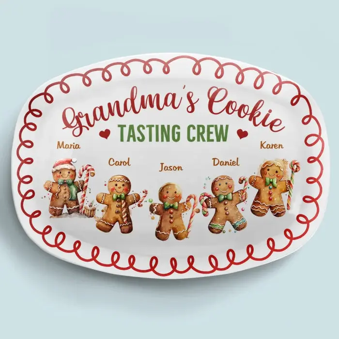 Personalized Grandma's Cookie ConnoisseursChristmas Gift For Mom, Grandma