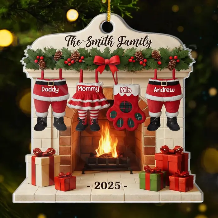 Custom-Made Acrylic Ornament - Love Gathers Where We Are