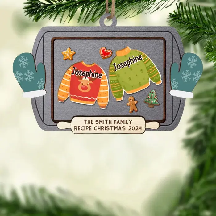 Made-to-Order Joy To The World, Love To Our Family - Wood Custom Shaped - Christmas Gift For Family Members - Image 2