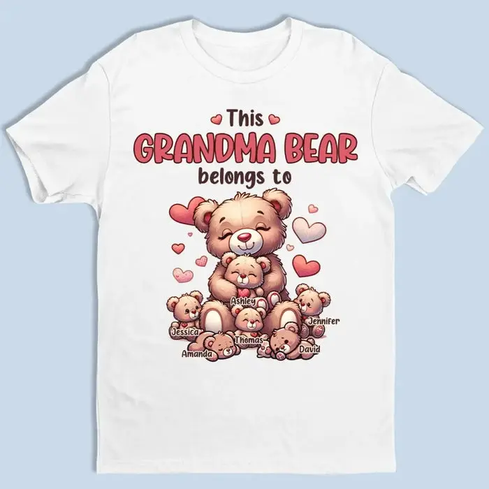 Tailored This Grandma Bear Belongs To - Mother's Day, Gift For Mom, Grandma