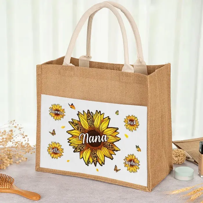 Bespoke We Live And Bloom With Grace | Gift For Mom, Grandma