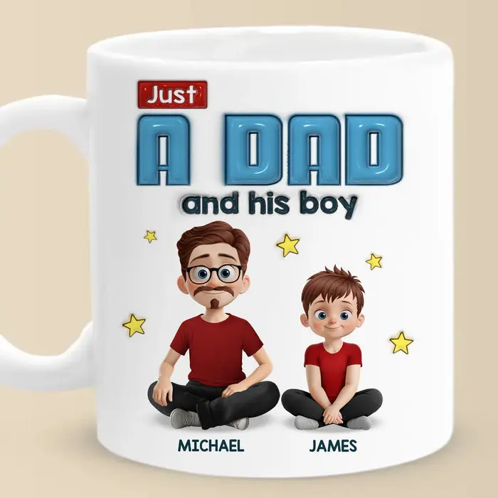 Bespoke Dad Life Starts With Love - Father's Day, Gift For Dad - Image 2