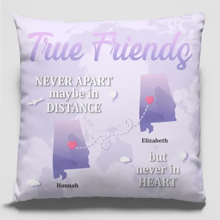 Bespoke Distance Is Just A Test Of Our Friendship - Gift For Best Friends, BFF, Sisters - Image 2
