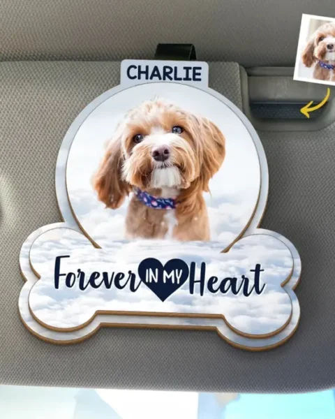 Personalized Photo I Will Carry You With Me | Sympathy Gift For Pet Owners, Pet Lovers