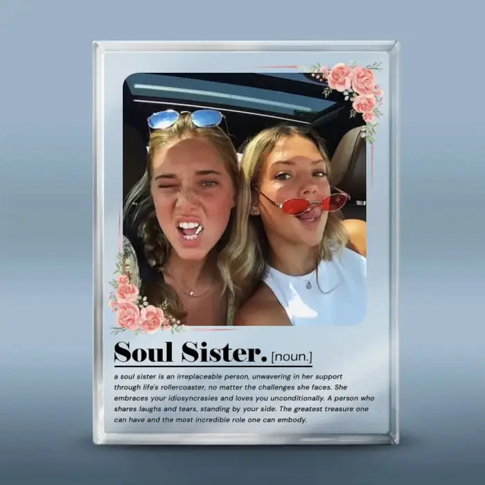 Custom-Made Photo By Chance We Met, By Choice We Become Friends - Gift For Best Friends, BFF, Sisters - Image 2