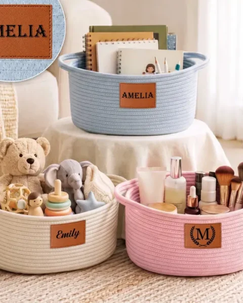 Bespoke Woven Rope Basket ~ Shine Your Own Way