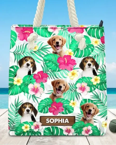 Made-to-Order Photo Life Is Better At The Beach - Summer Vacation Gift For Pet Owners, Pet Lovers
