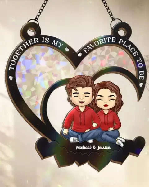 Custom-Made Together Is My Favorite Place To Be ~ Gift For Husband Wife, Anniversary