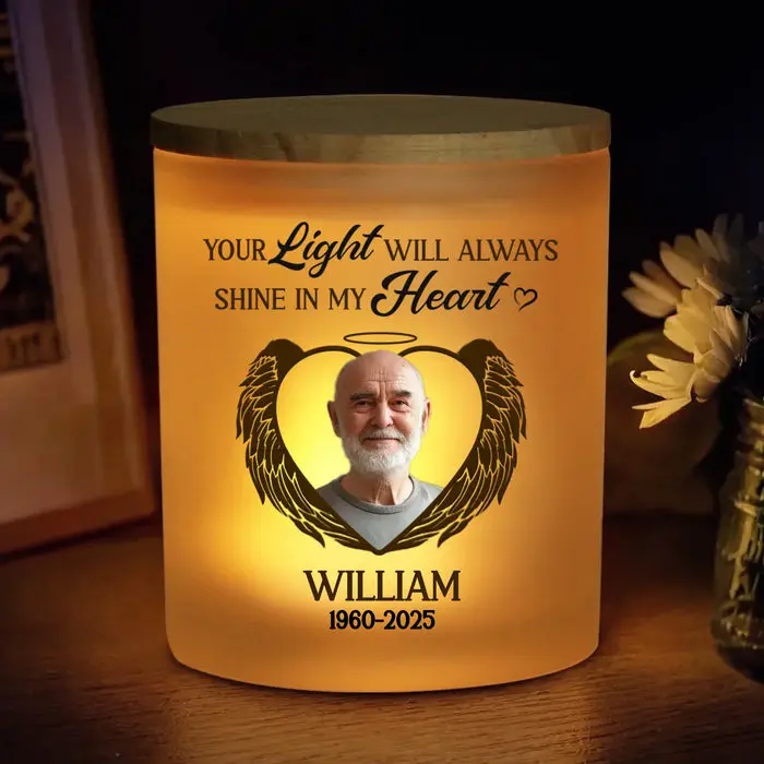 Tailored Photo A Beautiful Soul, A Forever Glow - Sympathy Gift For Family Members - Image 2